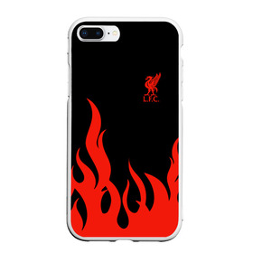 Чехол для iPhone 7/8 Plus матовый с принтом Liverpool F.C. в Кировске, Силикон | Область печати: задняя сторона чехла, без боковых панелей | anfield | champions league | doelpunt | espn | league | lfc | liverpool fc | madrid | melwood | mo salah | premier | voetbal | ziggo | британский | клуб | ливерпуль | футбольный