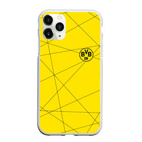 Чехол для iPhone 11 Pro матовый с принтом BORUSSIA в Кировске, Силикон |  | borussia | fc | football | football club | sport | боруссия | боруссия дортмунд | дортмунда | немецкий футбольный клуб | спорт | уефа | униформа | фирменные цвета | фк | футбол | футбольный клуб