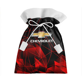 Подарочный 3D мешок с принтом CHEVROLET в Кировске, 100% полиэстер | Размер: 29*39 см | chevrolet | авто | автомобиль | логотип | марка | машина | надпись | текстура | шевроле | шевролет