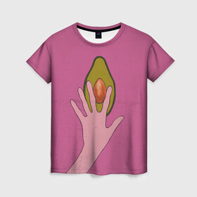 Женская футболка 3D с принтом avocado в Кировске, 100% полиэфир ( синтетическое хлопкоподобное полотно) | прямой крой, круглый вырез горловины, длина до линии бедер | vegan | веган | веганство | вегетарианец | вегетарианство | еда | зеленый | земля | зож | листья | мир | охрана | позиция | природа