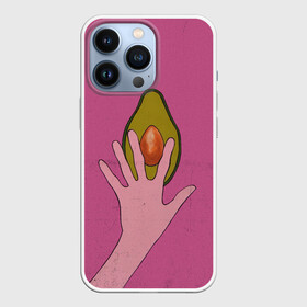 Чехол для iPhone 13 Pro с принтом avocado в Кировске,  |  | Тематика изображения на принте: vegan | веган | веганство | вегетарианец | вегетарианство | еда | зеленый | земля | зож | листья | мир | охрана | позиция | природа
