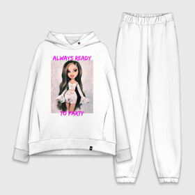 Женский костюм хлопок Oversize с принтом Bratz Party в Кировске,  |  | bratz | bratz party