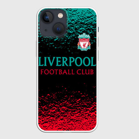 Чехол для iPhone 13 mini с принтом LIVERPOOL. в Кировске,  |  | fc | football | football club | liverpool fc | sport | британский футбольный клуб | ливерпуль фк | мерсисайд | спорт | уефа | униформа | фирменные цвета | фк | футбол | футбольный клуб