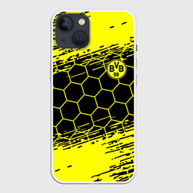 Чехол для iPhone 13 с принтом BORUSSIA. в Кировске,  |  | borussia | fc | football | football club | sport | боруссия | боруссия дортмунд | дортмунда | немецкий футбольный клуб | спорт | уефа | униформа | фирменные цвета | фк | футбол | футбольный клуб