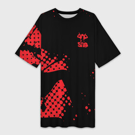 Платье-футболка 3D с принтом Sword Art Online в Кировске,  |  | 2022 | anime | art | asuna | k on | kirito | online | sao | sword | адзуса | аниме | асуна | битер | кирито | манга | мастера | меча | мио | молния | муги | онлайн | чёрный мечник | юи
