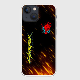 Чехол для iPhone 13 mini с принтом CYBERPUNK 2077. в Кировске,  |  | cd project red | cyberpunk 2077 | keanu reeves | samurai | киану ривз | киберпанк 2077 | самураи