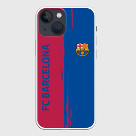 Чехол для iPhone 13 mini с принтом BARSELONA. в Кировске,  |  | fc | fc barcelona | football | football club | sport | барса | испанский футбольный клуб | спорт | уефа | униформа | фирменные цвета | фк | фк барселона | футбол | футбольный клуб