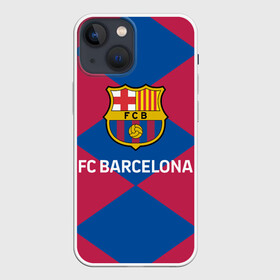 Чехол для iPhone 13 mini с принтом BARSELONA. в Кировске,  |  | fc | fc barcelona | football | football club | sport | барса | испанский футбольный клуб | спорт | уефа | униформа | фирменные цвета | фк | фк барселона | футбол | футбольный клуб