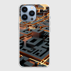 Чехол для iPhone 13 Pro с принтом 3D абстрактная схема в Кировске,  |  | Тематика изображения на принте: 3d кубики | 3д кубики | sport | абстракция | брызги | краска | кубики | линии | паттерн | спорт | спортивная | спортивный стиль | стиль | текстуры | тренировка | узор