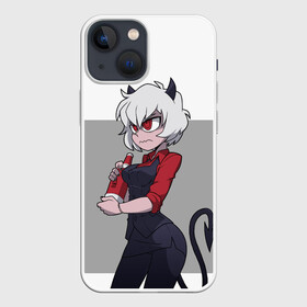 Чехол для iPhone 13 mini с принтом Сердитая Малина. HELLTAKER в Кировске,  |  | anime | azazel | hell | helltaker | justice | lucifer | malina | modeus | pandemonica | zdrada | ад | аниме | демон | демонесса | здрада | люцифер | малина | модеус | пандемоника | правосудие | хеллтейкер | хэлтейкер | цербер