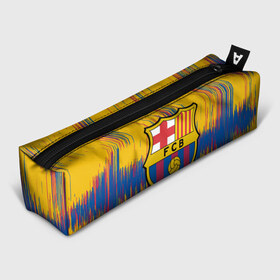 Пенал 3D с принтом FC BARCELONA. в Кировске, 100% полиэстер | плотная ткань, застежка на молнии | barca | barcelona | fc barca | барка | барселона