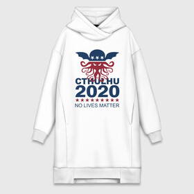 Платье-худи хлопок с принтом CTHULHU 2020 в Кировске,  |  | Тематика изображения на принте: 2020 | all lives matter | alm | black lives matter | blm | cthulhu | gamer | george floyd | lives matter | nigger | police | usa | wlm | афроамериканец | беспорядки | джордж флойд | игра | ктулху | расизм | сша