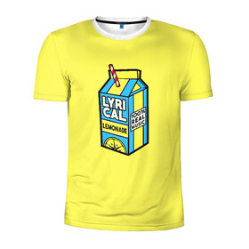 Мужская футболка 3D спортивная с принтом LYRICAL LEMONADE в Кировске, 100% полиэстер с улучшенными характеристиками | приталенный силуэт, круглая горловина, широкие плечи, сужается к линии бедра | benet | bennett | cole | lemonade | lyrical | беннетт | коул | лемонад | лемонаде | лемонэйд | лимонад | лимонэйд | лирикал | лирикл