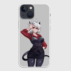 Чехол для iPhone 13 mini с принтом Malina рука на голове Helltaker в Кировске,  |  | anime | azazel | hell | helltaker | justice | lucifer | malina | modeus | pandemonica | zdrada | ад | аниме | демон | демонесса | здрада | люцифер | малина | модеус | пандемоника | правосудие | хеллтейкер | хэлтейкер | цербер