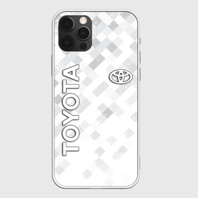 Чехол для iPhone 12 Pro Max с принтом TOYOTA в Кировске, Силикон |  | Тематика изображения на принте: toyota | авто | автомобиль | логотип | марка | машина | надпись | текстура | тоета | тойота