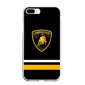 Чехол для iPhone 7Plus/8 Plus матовый с принтом Lamborghini Uniform в Кировске, Силикон | Область печати: задняя сторона чехла, без боковых панелей | car | lambo | lamborghini | sport | авто | бык | гонка | ламбо | ламборгини | ламборджини | спорт | спорткар