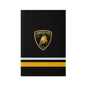 Обложка для паспорта матовая кожа с принтом Lamborghini Uniform в Кировске, натуральная матовая кожа | размер 19,3 х 13,7 см; прозрачные пластиковые крепления | car | lambo | lamborghini | sport | авто | бык | гонка | ламбо | ламборгини | ламборджини | спорт | спорткар