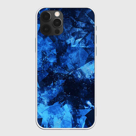 Чехол для iPhone 12 Pro Max с принтом Blue Abstraction в Кировске, Силикон |  | Тематика изображения на принте: abstraction | blue | geometry | stripes | texture | абстракция | геометрия | осколки | синий | стекло | текстура | узоры