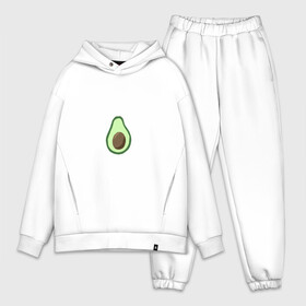 Мужской костюм хлопок OVERSIZE с принтом Avocado в Кировске,  |  | avocado | авокадо | веганство | вегетарианство | еда | зеленый | земля | зож | листья | овощи | позиция | природа | фрукты