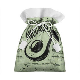 Подарочный 3D мешок с принтом avocado в Кировске, 100% полиэстер | Размер: 29*39 см | Тематика изображения на принте: avocado | авокадо | веганство | вегетарианство | еда | зеленый | земля | зож | листья | овощи | позиция | природа | фрукты