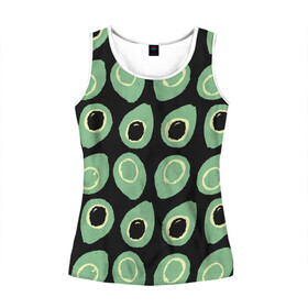 Женская майка 3D с принтом avocado в Кировске, 100% полиэстер | круглая горловина, прямой силуэт, длина до линии бедра | avocado | авокадо | веганство | вегетарианство | еда | зеленый | земля | зож | листья | овощи | позиция | природа | фрукты