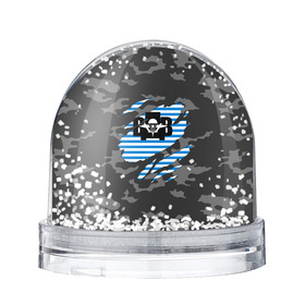 Снежный шар с принтом Рваный камуфляж ВДВ в Кировске, Пластик | Изображение внутри шара печатается на глянцевой фотобумаге с двух сторон | 