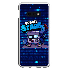 Чехол для Samsung S10E с принтом 8 bit blue brawl stars 8 бит в Кировске, Силикон | Область печати: задняя сторона чехла, без боковых панелей | Тематика изображения на принте: 8 bit | 8 бит | brawl | brawl stars | brawlstars | brawl_stars | jessie | бравл | бравлстарс