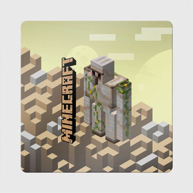 Магнит виниловый Квадрат с принтом Minecraft в Кировске, полимерный материал с магнитным слоем | размер 9*9 см, закругленные углы | minecraft | копатель | кубики | майкрафт | майнкрафт | мморг | мультиплеер | пиксели | пиксельная игра | развивающая игра | рпг | строительство | стройка