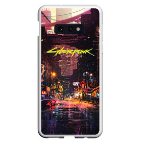 Чехол для Samsung S10E с принтом CYBERPUNK 2077КИБЕРПАНК(S) в Кировске, Силикон | Область печати: задняя сторона чехла, без боковых панелей | Тематика изображения на принте: 2077 | cd projekt red | cyberpunk | cyberpunk 2077 | game | samurai | арт | будущее | видеоигра | игра | киберпанк | киберпанк 2077 | киборг | киборги