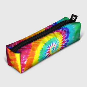 Пенал 3D с принтом TIE-DYE СТЕНА в Кировске, 100% полиэстер | плотная ткань, застежка на молнии | abstract | abstraction | color | geometry | paitnt | psy | абстракция | геометрия | краски | неоновые | психоделика