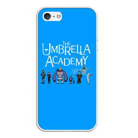 Чехол для iPhone 5/5S матовый с принтом The umbrella academy в Кировске, Силикон | Область печати: задняя сторона чехла, без боковых панелей | dark horse comics | netflix | the umbrella academy | umbrella | академия амбрелла | белая скрипка | бен харгривз | комикс | комильфо | космобой | кракен | реджинальд харгривз | сеанс | слух