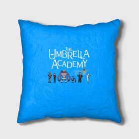 Подушка 3D с принтом The umbrella academy в Кировске, наволочка – 100% полиэстер, наполнитель – холлофайбер (легкий наполнитель, не вызывает аллергию). | состоит из подушки и наволочки. Наволочка на молнии, легко снимается для стирки | dark horse comics | netflix | the umbrella academy | umbrella | академия амбрелла | белая скрипка | бен харгривз | комикс | комильфо | космобой | кракен | реджинальд харгривз | сеанс | слух