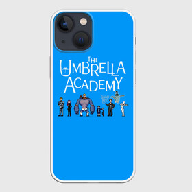 Чехол для iPhone 13 mini с принтом The umbrella academy в Кировске,  |  | dark horse comics | netflix | the umbrella academy | umbrella | академия амбрелла | белая скрипка | бен харгривз | комикс | комильфо | космобой | кракен | реджинальд харгривз | сеанс | слух