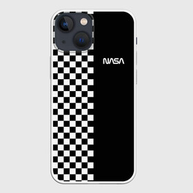 Чехол для iPhone 13 mini с принтом NASA в Кировске,  |  | nasa | space x | spacex | астронавт | в клетку | космонавт | космос | наса