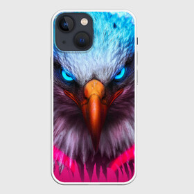 Чехол для iPhone 13 mini с принтом Взгляд орла (Eagle gaze) в Кировске,  |  | альтаир | америка | белгород | беркут | взгляд | герб | глаз | глаза | гнездо | город | дальнозоркость | зоркость | клюв | крыло | крылья | лира | монета | монтана | небо | нос | ореол | орлов | перо | полёт