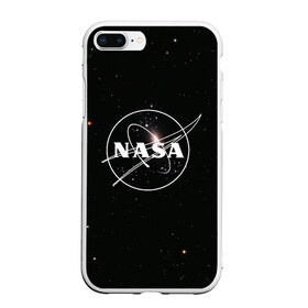 Чехол для iPhone 7Plus/8 Plus матовый с принтом NASA l НАСА(S) в Кировске, Силикон | Область печати: задняя сторона чехла, без боковых панелей | cosmonavt | galaxy | nasa | nebula | space | star | абстракция | астронавт | вселенная | галактика | звезда | звезды | космический | космонавт | наса | планеты | скафандр