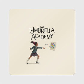 Магнит виниловый Квадрат с принтом The umbrella academy в Кировске, полимерный материал с магнитным слоем | размер 9*9 см, закругленные углы | dark horse comics | netflix | the umbrella academy | umbrella | академия амбрелла | белая скрипка | бен харгривз | комикс | комильфо | космобой | кракен | реджинальд харгривз | сеанс | слух