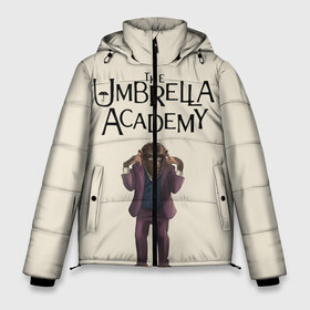 Мужская зимняя куртка 3D с принтом The umbrella academy в Кировске, верх — 100% полиэстер; подкладка — 100% полиэстер; утеплитель — 100% полиэстер | длина ниже бедра, свободный силуэт Оверсайз. Есть воротник-стойка, отстегивающийся капюшон и ветрозащитная планка. 

Боковые карманы с листочкой на кнопках и внутренний карман на молнии. | Тематика изображения на принте: dark horse comics | netflix | the umbrella academy | umbrella | академия амбрелла | белая скрипка | бен харгривз | комикс | комильфо | космобой | кракен | реджинальд харгривз | сеанс | слух