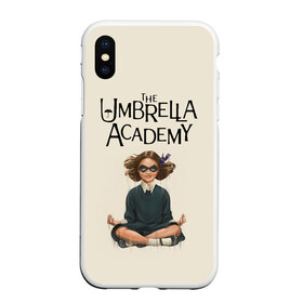 Чехол для iPhone XS Max матовый с принтом The umbrella academy в Кировске, Силикон | Область печати: задняя сторона чехла, без боковых панелей | dark horse comics | netflix | the umbrella academy | umbrella | академия амбрелла | белая скрипка | бен харгривз | комикс | комильфо | космобой | кракен | реджинальд харгривз | сеанс | слух