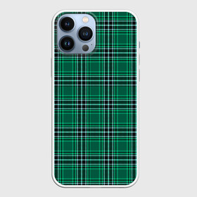 Чехол для iPhone 13 Pro Max с принтом The Gentlemen Green в Кировске,  |  | Тематика изображения на принте: boys | cell | gentlmen | pattern | боевик | гайричи | геометрия | джентельмены | джентльмен | квадраты | клетка | клетчатый | комедия | криминал | линии | мужские | пацанские | полоска | полосы | текстура | узор