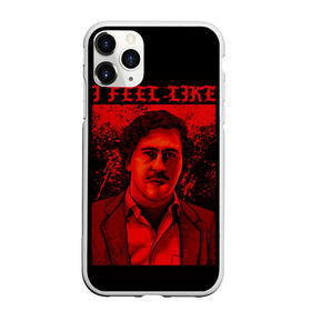 Чехол для iPhone 11 Pro матовый с принтом Пабло (I feel Like Escobar) в Кировске, Силикон |  | барон | вещество | власть | глюк | дурман | зависимость | игла | кайф | кофеин | любовь | мак | морф | пабло | флекс | хайп