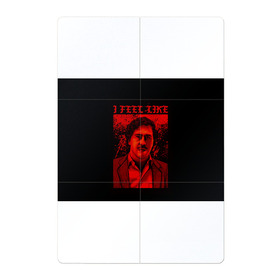 Магнитный плакат 2Х3 с принтом Пабло (I feel Like Escobar) в Кировске, Полимерный материал с магнитным слоем | 6 деталей размером 9*9 см | барон | вещество | власть | глюк | дурман | зависимость | игла | кайф | кофеин | любовь | мак | морф | пабло | флекс | хайп