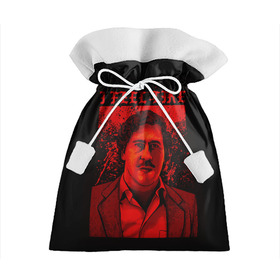 Подарочный 3D мешок с принтом Пабло (I feel Like Escobar) в Кировске, 100% полиэстер | Размер: 29*39 см | барон | вещество | власть | глюк | дурман | зависимость | игла | кайф | кофеин | любовь | мак | морф | пабло | флекс | хайп