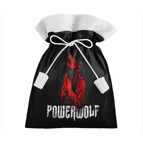 Подарочный 3D мешок с принтом POWERWOLF в Кировске, 100% полиэстер | Размер: 29*39 см | Тематика изображения на принте: hardcore | metal | music | powerwolf | punk | rock | волки | метал | музыка | панк | рок