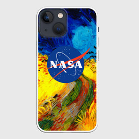 Чехол для iPhone 13 mini с принтом NASA   ВАНГОГ NASA в Кировске,  |  | galaxy | nasa | nebula | space | star | абстракция | вангог | вселенная | галактика | звезда | звезды | космический | наса | планеты