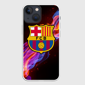 Чехол для iPhone 13 mini с принтом FC BARCELONA (BARCA) в Кировске,  |  | barca | barcelona | fc barca | барка | барселона