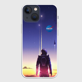 Чехол для iPhone 13 mini с принтом NASA в Кировске,  |  | cosmonavt | galaxy | nasa | nebula | space | star | абстракция | астронавт | вселенная | галактика | звезда | звезды | космический | космонавт | наса | планеты | скафандр