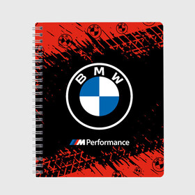 Тетрадь с принтом BMW БМВ в Кировске, 100% бумага | 48 листов, плотность листов — 60 г/м2, плотность картонной обложки — 250 г/м2. Листы скреплены сбоку удобной пружинной спиралью. Уголки страниц и обложки скругленные. Цвет линий — светло-серый
 | Тематика изображения на принте: 2020 | auto | b m w | bmv | bmw | car | logo | moto | performance | power | series | sport | авто | б м в | бмв | игра | игры | иьц | лого | логотип | марка | машина | мото | мотоцикл | павер | перфоманс | серии | серия | символ | спорт