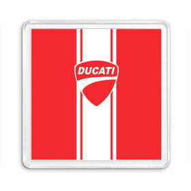 Магнит 55*55 с принтом DUCATI в Кировске, Пластик | Размер: 65*65 мм; Размер печати: 55*55 мм | Тематика изображения на принте: ducati | moto | дукати | мото | мотоспорт