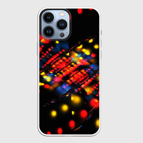 Чехол для iPhone 13 Pro Max с принтом Fractal Digital 3D в Кировске,  |  | Тематика изображения на принте: abstract | abstraction | color | fractal | geometry | paitnt | psy | rdtktr | абстракция | геометрия | краски | неоновые | психоделика | фрактал